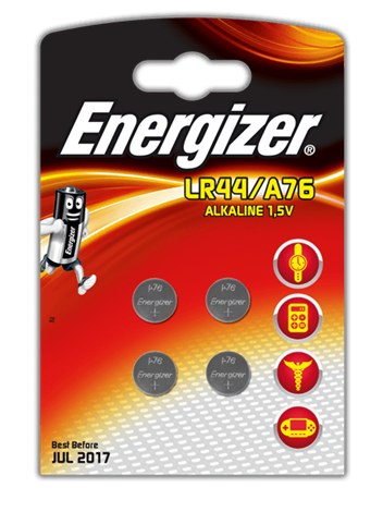 Батарейка Energizer Alkaline LR44/A76 1,5V 2 шт - фото 33678