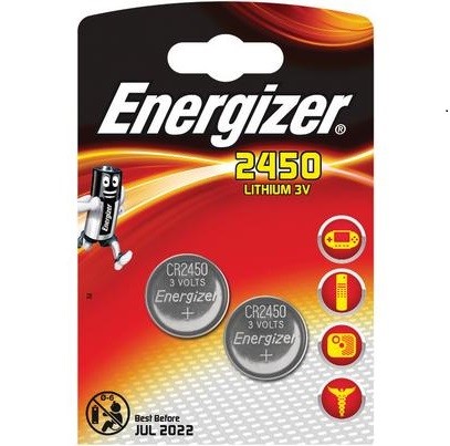 Батарейка Energizer CR2450 - фото 33688