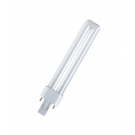 Энергосберегающая лампа OSRAM DULUX S 11W/31-830 G23 (тёплый белый) - фото 34127