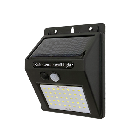 FL-LED 3D-WALL SOLAR+SENSOR 10W 6500K 140Lm IP55 98x124x48мм - Светодиодный светильник - фото 43602
