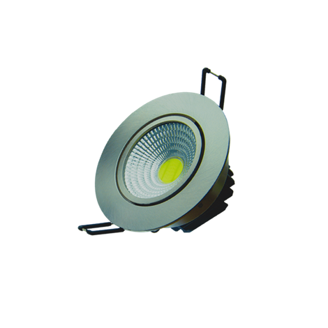 FL-LED Consta B 7W Nikel 2700K мат. хром 7Вт 560Лм(светильник встр. пов.)(S415) D=85мм d=68мм h=45мм - фото 43997