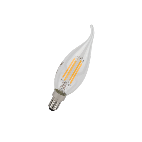 LED STAR CL BA60 5W/840 220-240V FIL CL E14 600lm - LED лампа свеча на ветру OSRAM - фото 44672