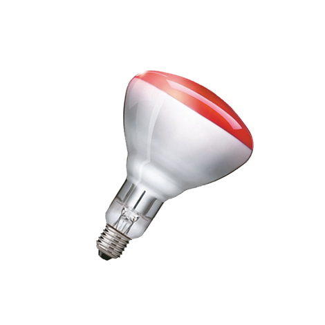 FL-IR R125 150W RED E27 230V красное стекло (инфракрасная лампа) - фото 46681