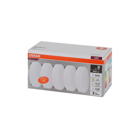LVGX5360 8SW/830 230V GX53 Экопак1X5 RU OSRAM - фото 48102