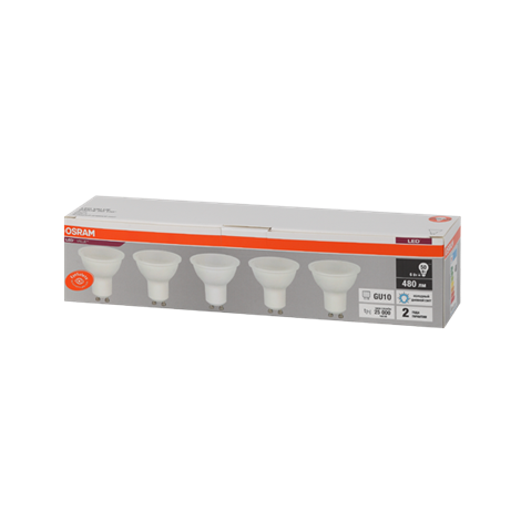LVPAR1650 6SW/865 230V GU10 Экопак1X5 RU OSRAM - фото 48122