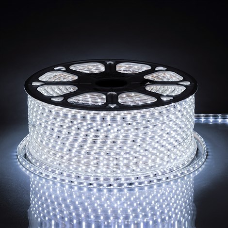 Cветодиодная LED лента Feron LS704, 60SMD(2835)/м 4.4Вт/м  100м IP65 220V 6400K - фото 50649