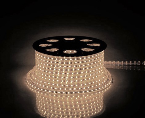 Cветодиодная LED лента Feron LS704, 60SMD(2835)/м 4.4Вт/м 100м IP65 220V 2700К - фото 50674