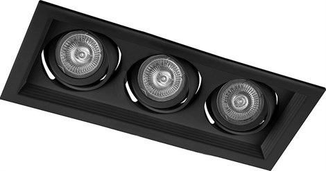 Светильник встраиваемый Feron DLT203 потолочный MR16 G5.3 черный - фото 55249