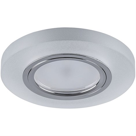 Светильник встраиваемый с белой LED подсветкой Feron CD8060 потолочный MR16 G5.3 белый матовый - фото 56216