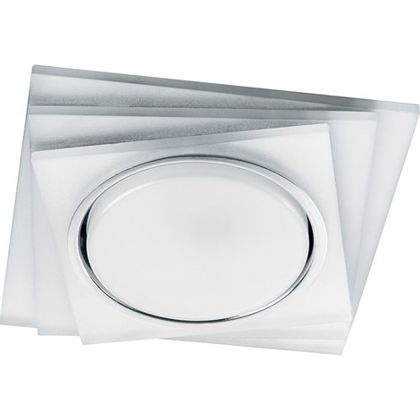 Светильник встраиваемый с белой LED подсветкой Feron CD5023 потолочный GX53 без лампы, матовый - фото 58567
