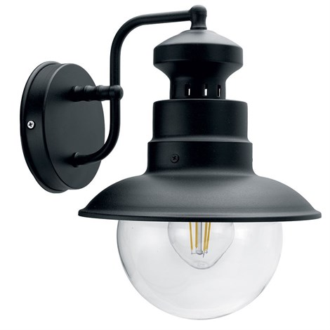 Светильник садово-парковый Feron PL571 на стену вниз 60W 230V E27, черный - фото 58826