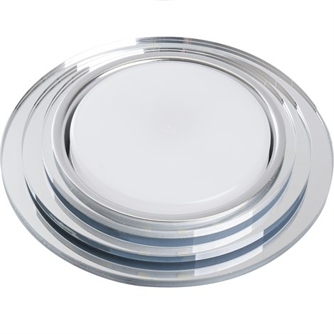 Светильник встраиваемый с белой LED подсветкой Feron CD5024 потолочный GX53 без лампы, матовый - фото 60520