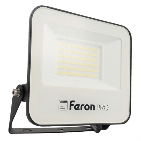 Светодиодный прожектор Feron.PRO LL-1000 IP65 50W 6400K черный - фото 62480