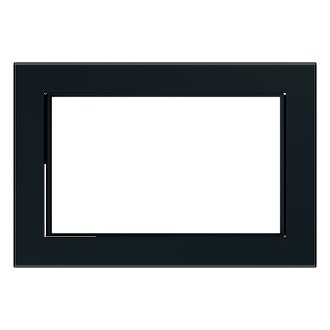 Рамка  2-местная (без перемычки), стекло, STEKKER, GFR00-7012-05, серия Катрин, черный - фото 63521