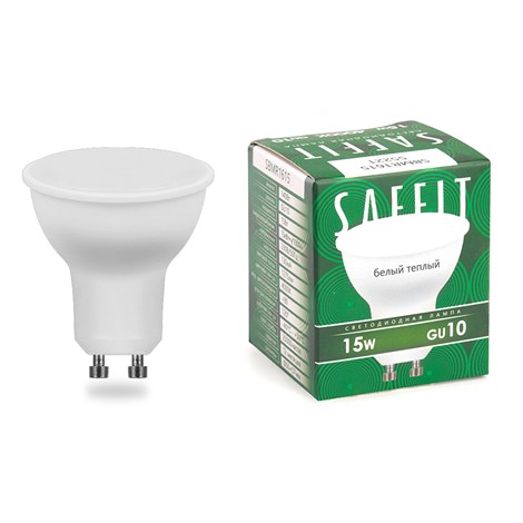 Лампа светодиодная SAFFIT SBMR1615 MR16 GU10 15W 230V 2700K - фото 64155