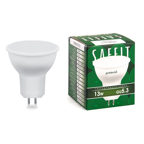Лампа светодиодная SAFFIT SBMR1613 MR16 GU5.3 13W 230V 6400K - фото 64159