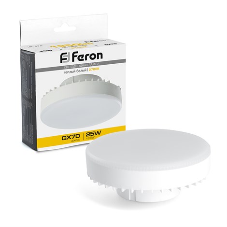 Лампа светодиодная Feron LB-474 GX70 25W 175-265V 2700K - фото 67720