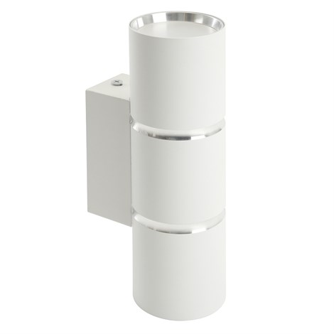 Светильник  настенный Feron ML1860 ZEN MR16 35W, 230V, 2*GU10, белый, хром IP20 - фото 71456