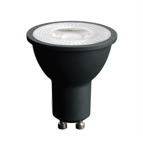 Лампа светодиодная Feron.PRO LB-1607 GU10 7W 175-265V 2700K  в черном корпусе - фото 73564