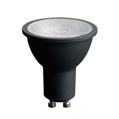 Лампа светодиодная Feron.PRO LB-1607 GU10 7W 175-265V 2700K в черном корпусе - фото 73574