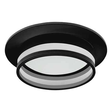 Светильник встраиваемый Feron DL502 LUNA  потолочный GX53 черный круг - фото 77153