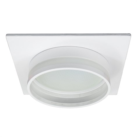 Светильник встраиваемый Feron DL503 LUNA потолочный GX53 белый квадрат - фото 77154