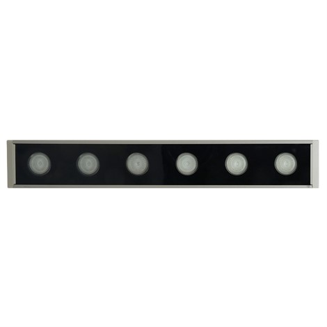 LL-893 Светодиодный линейный прожектор для подсветки стен, синий, 250*40*25mm, 6W DC24V, IP65 - фото 81935