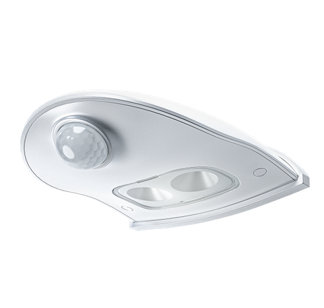 DoorLED Down Sensor (Свет/Движение) 1W/4000K IP54 40Lm 103x37x92мм Белый - уличный ночник LEDV - фото 82334