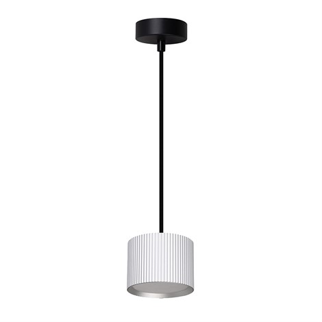 Светильник потолочный Feron Barrel HL4588 ARIA  levitation 12W, 230V, GX53, серебро + черный, на подвесе 1,7 м - фото 82922