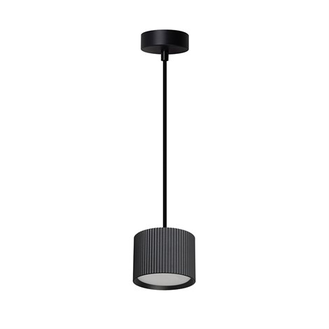 Светильник потолочный Feron Barrel HL4588 ARIA  levitation 12W, 230V, GX53, черный, на подвесе 1,7 м - фото 82926