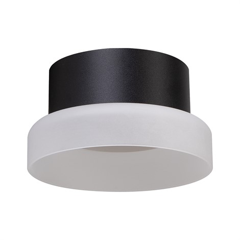 Светильник потолочный Feron HL460 Barrel OPAL 12W, 230V, GX53, черный - фото 82940