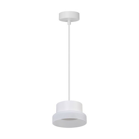 Светильник потолочный Feron Barrel HL4608 OPAL levitation 12W, 230V, GX53, белый, на подвесе 1,7 м - фото 82946