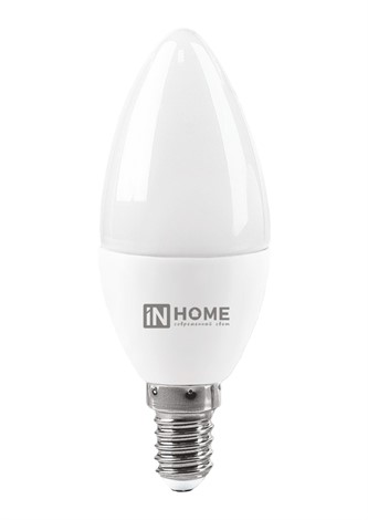 Лампа светодиодная LED-СВЕЧА-VC 6Вт 230В Е14 4000К 570Лм IN HOME - фото 87871