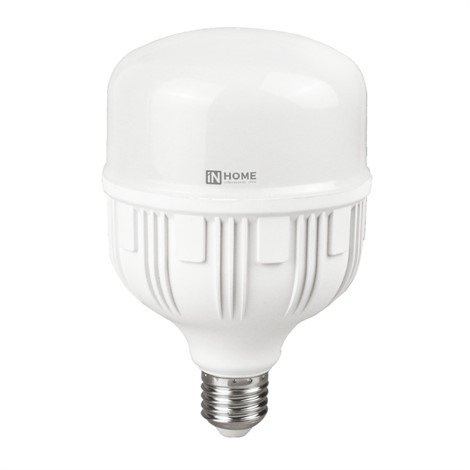 Лампа сд LED-HP-PRO 50Вт 230В Е27 с адаптером E40 4000К 4750Лм IN HOME - фото 87873