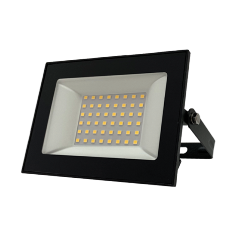 FL-LED Light-PAD 50W Black 2700К 5000Лм 50Вт AC220-240В 145x125x30мм 270г - Прожектор - фото 87960