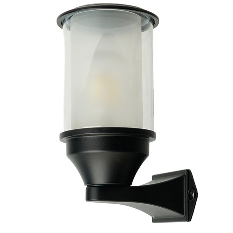 Светильник садово-парковый Feron DH1401, на стену вверх,E27 220-240V, черный - фото 89195