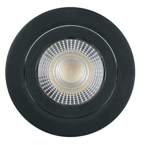 Светодиодный светильник Feron.ONE AL540 встраиваемый 12W 4000K черный "круг" - фото 89489