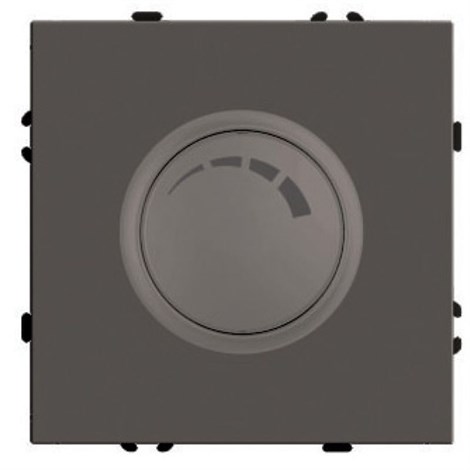 Выключатель диммирующий (механизм), STEKKER, 250В, 500W, серия Эмили, RSW10-5106-09, антрацит, soft touch - фото 90345