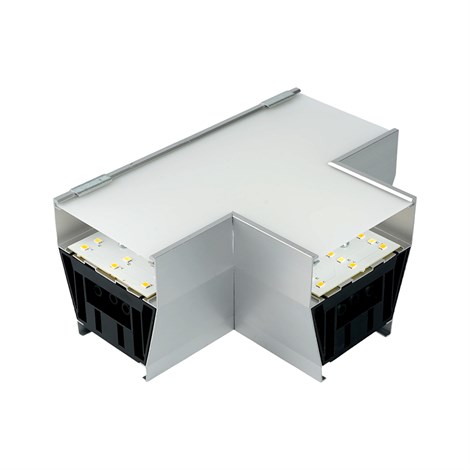 Светильник коннектор Feron AL4036T 5W 550Lm 3000К-4000К-6400K, T-образный, с ручным переключением режимов, серебро, 160*115*70мм возмож. соедин. в линию, серия RetailRay - фото 90712