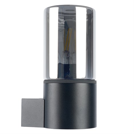 Светильник садово-парковый Feron DH1801, на стену вверх, E27 230V, черный - фото 91024