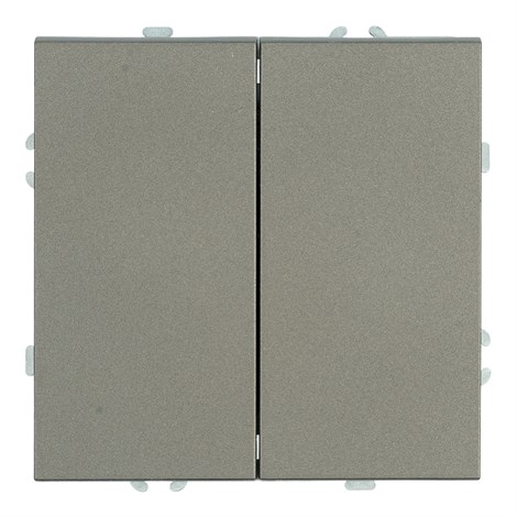 Переключатель перекрестный 2-клавишный (механизм), STEKKER, 250В, 10А, серия Эмили, RSW10-5111-09, антрацит, soft touch - фото 91935