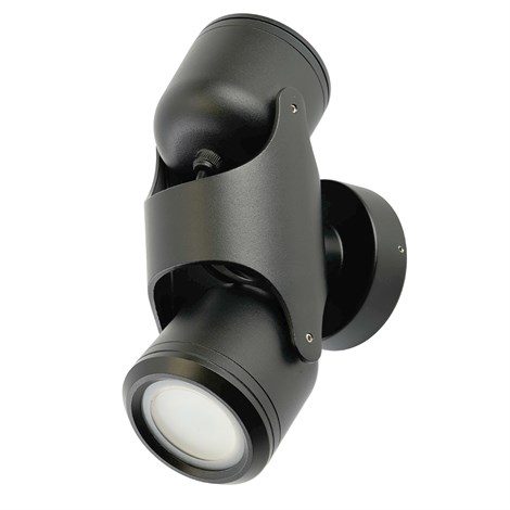 Светильник садово-парковый Feron DH1502, на стену,  2*GU10, 220-240V, черный - фото 91964