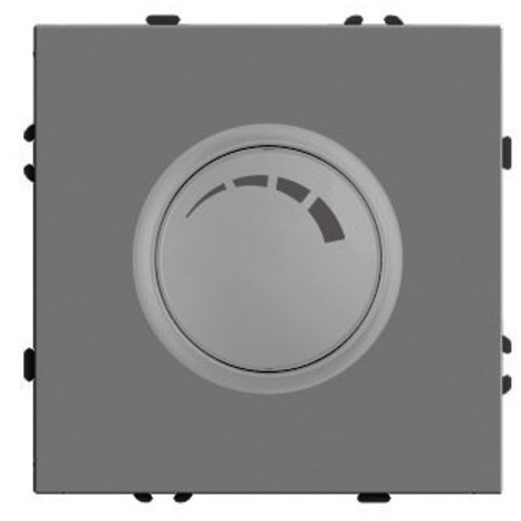 Выключатель диммирующий (механизм), STEKKER, 250В, 500W, серия Эмили, RSW10-5106-10, платиново-серый, soft touch - фото 94158