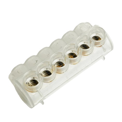 Клемма 6-ти контактная STEKKER для подключения сетей уличного освещения KE10.3 (Al10-35/Cu1,5-25), LD610-6 - фото 96367