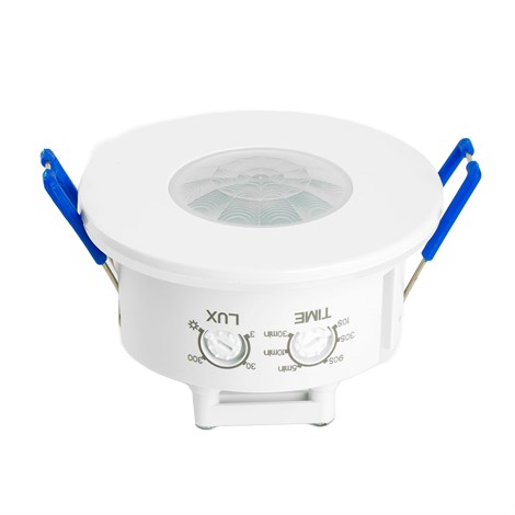 Датчик движения и освещенности 1200W 8m 120°(гориз.) 360°(верт.) белый, SEN55, артикул 51519 - фото 96643