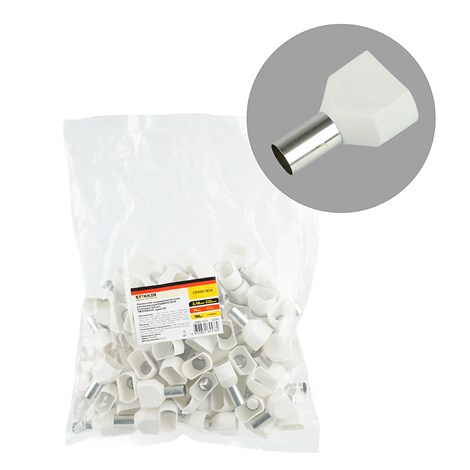 LD406-1614 Наконечник штыревой втулочный изолированный НШВИ(2) 16-14 (упаковка 100 шт) - фото 96949