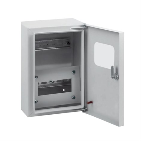 Шкаф учетно-распределительный навесной ЩУРн-1/6 STEKKER EBX60-3/1/6.2-31  IP31 (285*190*145) сталь, серия ArcaMetal - фото 98487