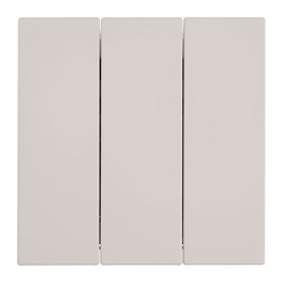 Выключатель 3-клавишный (механизм), STEKKER, 250В, 10А, серия Мия, RSW10-3108-08, пудровый жемчуг