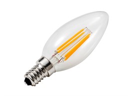 FL-LED Filament C35 6W Dim E14 3000К 220V 660Лм 35*98мм FOTON_LIGHTING - лампа свеча диммируемая