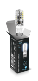 Светодиодная лампа Gauss LED G9 AC85-265V 3W 4100K